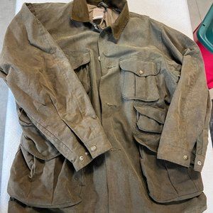 Filson Size Medium Coat Style 466 Waxed Shelter Cloth Canvas Vintage Discontinue